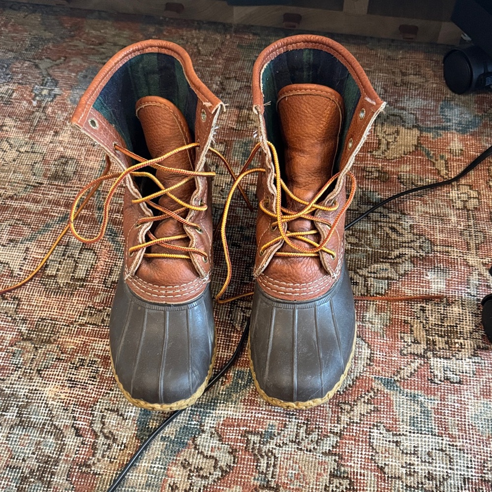 L.L. Bean Women's Brown and Tan BeanBoots